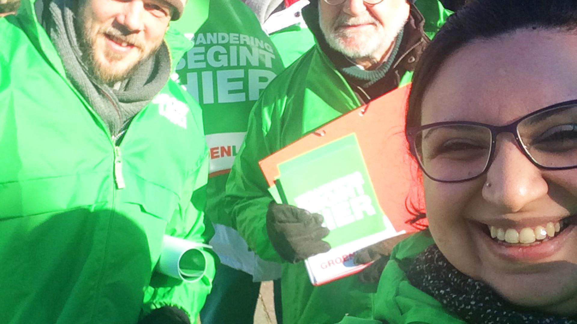 campaigners GroenLinks Bergen op Zoom